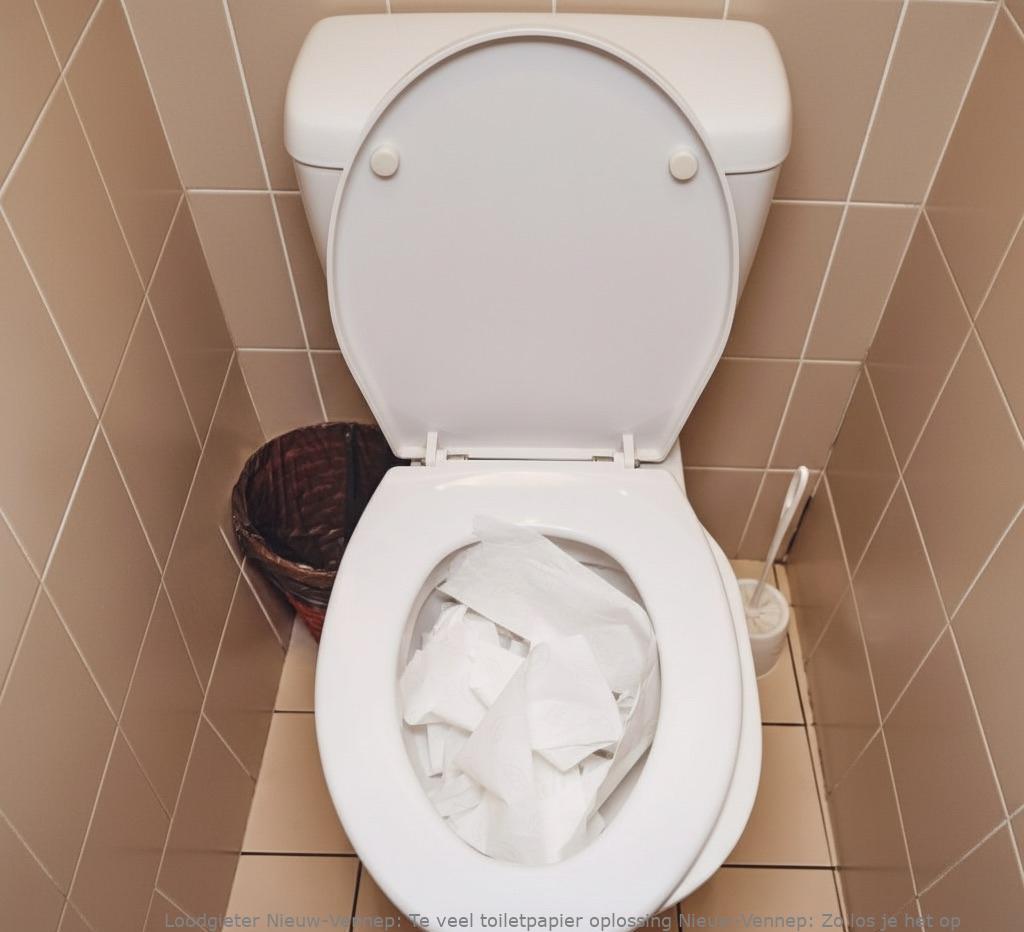 Te Veel Toiletpapier Oplossing Nieuw Vennep
