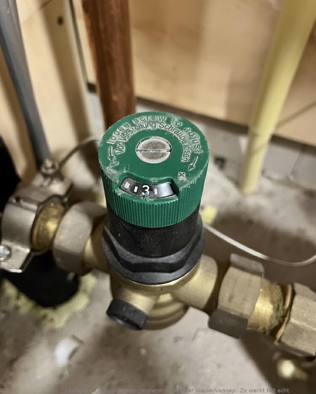 Waterdrukregelaar Nieuw Vennep